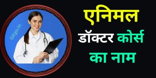 animal doctor course name